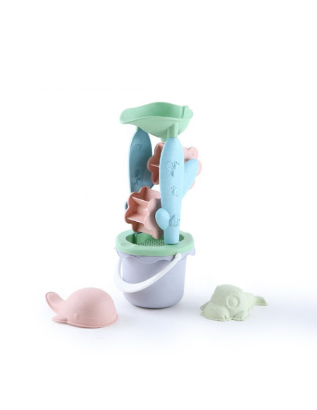 WOOPIE GREEN Bucket and Wheel Set 4 pcs. BIODEGRADABLE ORGANIC MATERIAL