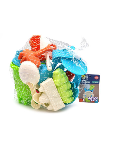 WOOPIE Large Sand Set with Bucket 25 pcs.