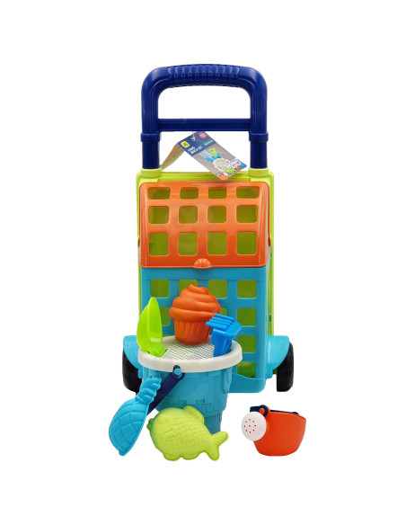 WOOPIE Sand Play Set with Cart 9 pcs.