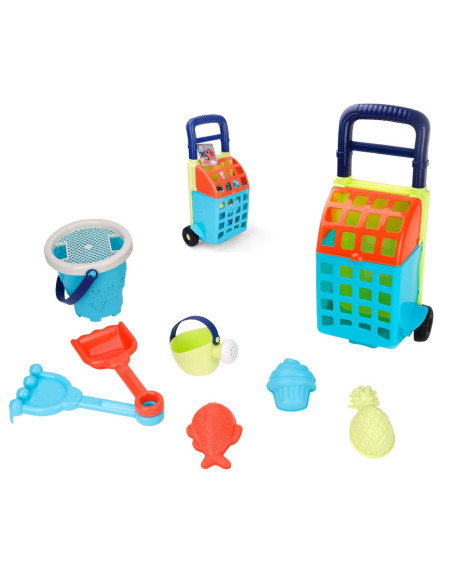 WOOPIE Sand Play Set with Cart 9 pcs.