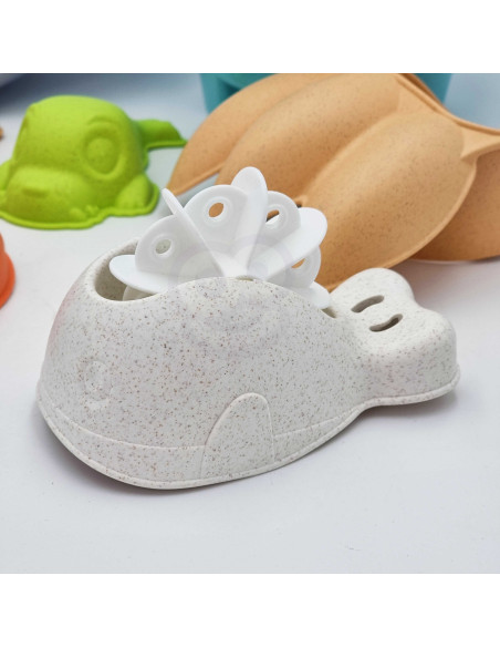 WOOPIE GREEN Sand Bucket Set 8 pcs. BIODEGRADABLE ORGANIC MATERIAL