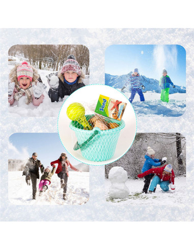 WOOPIE Sand Set FUN ICE CREAM 2-in-1 Ice Cream Factory Śnieżek 15 pcs.