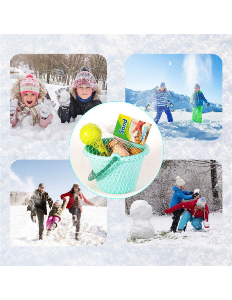 WOOPIE Sand Set FUN ICE CREAM 2-in-1 Ice Cream Factory Śnieżek 15 pcs.