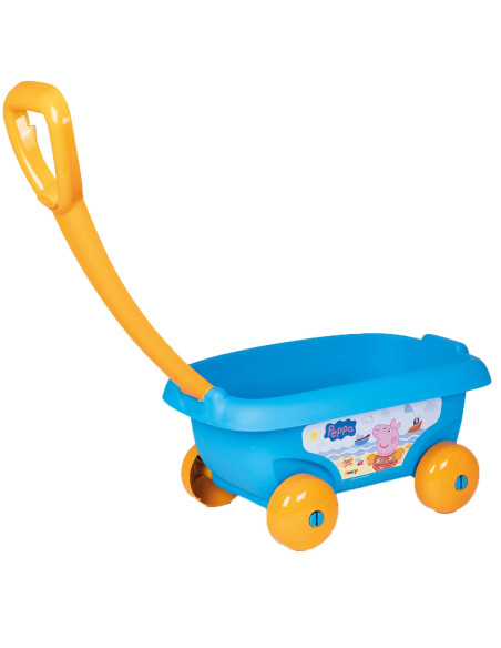 SMOBY Peppa Pig Sand Trolley with Bucket and Accessories