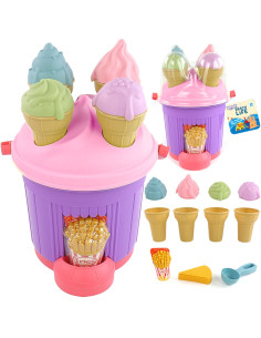 WOOPIE Sandbox Set Ice Cream Molds Ice Cream Bucket for Sand
