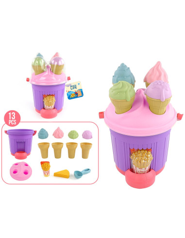 WOOPIE Sandbox Set Ice Cream Molds Ice Cream Bucket for Sand