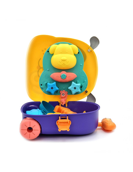WOOPIE 3-in-1 Sandbox Set: Dog Suitcase + Water Toy - 3 pcs.