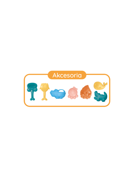 WOOPIE 3-in-1 Sandbox Set: Dog Suitcase + Water Toy - 8 pcs.