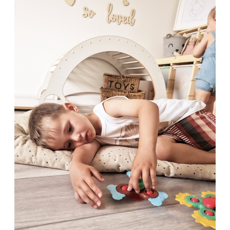 WOOPIE BABY Spiner Сенсорная развивающая игрушка 3 в 1 Цветная