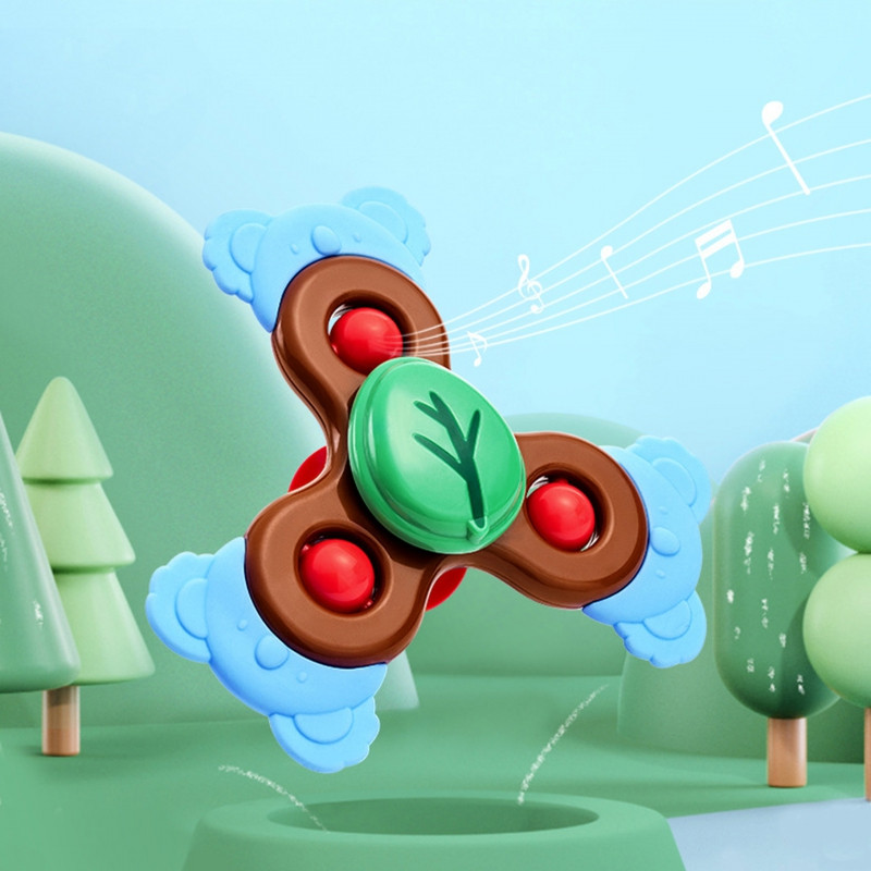 WOOPIE BABY Spiner Сенсорная развивающая игрушка 3 в 1 Цветная