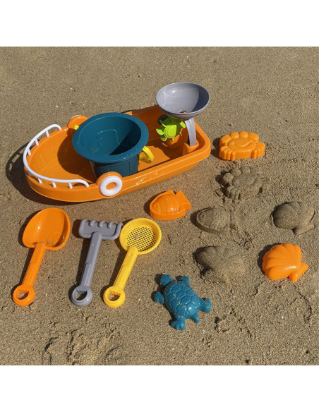 WOOPIE Ship with Accessories for Playing in Sand and Water