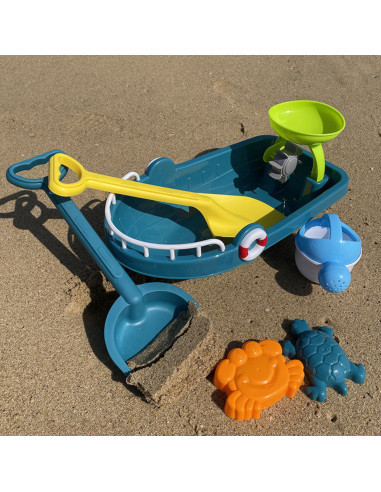 WOOPIE Ship with Accessories for Playing in Sand and Water