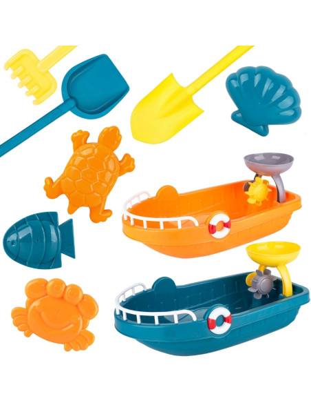 WOOPIE Ship with Accessories for Playing in Sand and Water