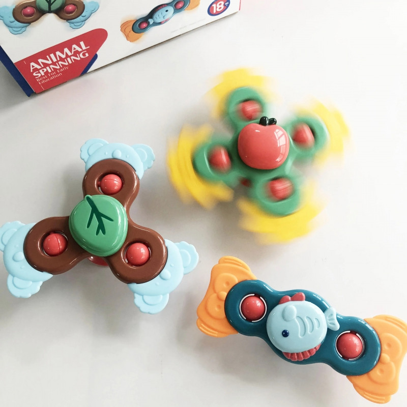 WOOPIE BABY Spiner Сенсорная развивающая игрушка 3 в 1 Цветная