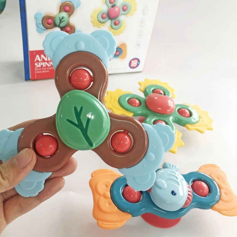 WOOPIE BABY Spiner Сенсорная развивающая игрушка 3 в 1 Цветная