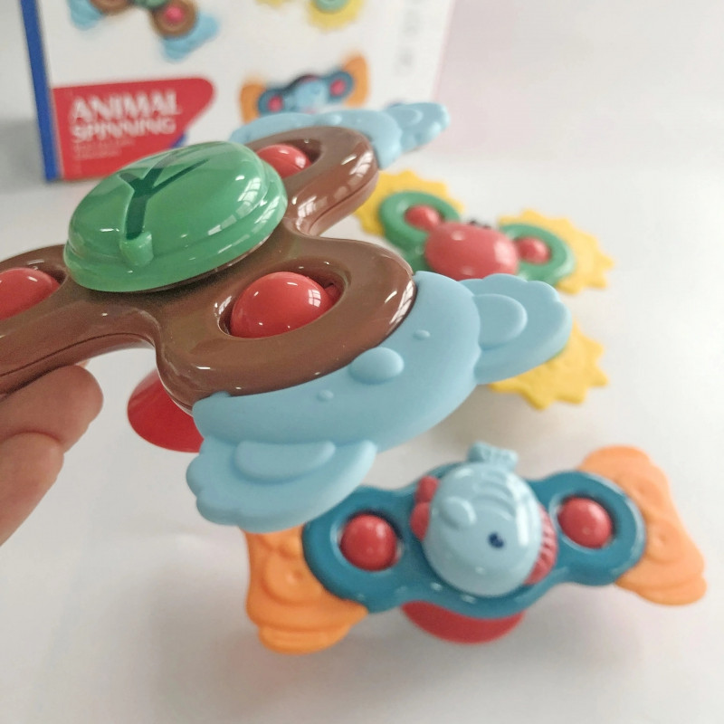 WOOPIE BABY Spiner Сенсорная развивающая игрушка 3 в 1 Цветная