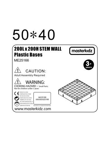MASTERKIDZ Creative STEM Science Board Wall Panel 20x20 cm Without Mounting Panel