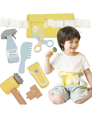 CLASSIC WORLD Little Hairdresser Set Belt with Accessories 8 pcs.