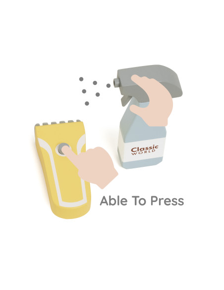 CLASSIC WORLD Little Hairdresser Set Belt with Accessories 8 pcs.