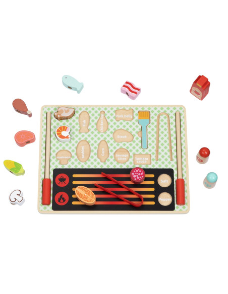 TOOKY TOY medinis kepsninės rinkinys - edukacinė lenta