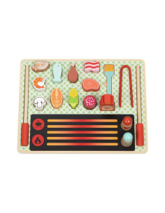 TOOKY TOY Wooden Grilling Set Educational Board 2