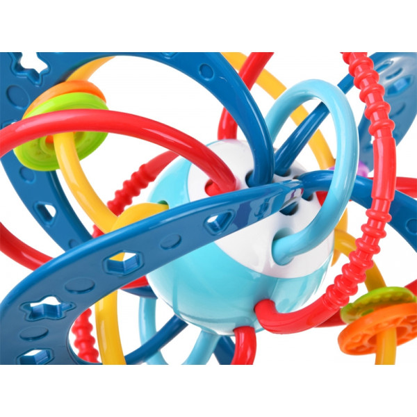 WOOPIE BABY Сенсорная игрушка 2 в 1 Погремушка-прорезыватель Монтессори WOOPIE BABY Сенсорная игрушка 2 в 1 Погремушка-прорезыватель Монтессори