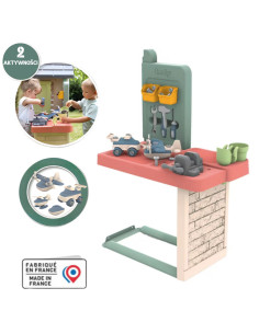 SMOBY namas su dirbtuvėmis + 39 priedai 2