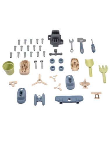 SMOBY namas su dirbtuvėmis + 39 priedai