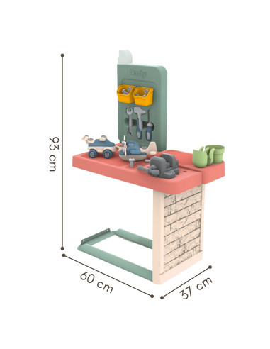 SMOBY Extension Table Workshop with accessories