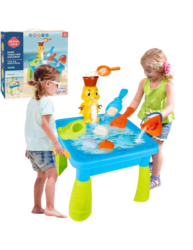WOOPIE Water Table 2 in 1 Sandbox Duck Waterfall 9 acc.