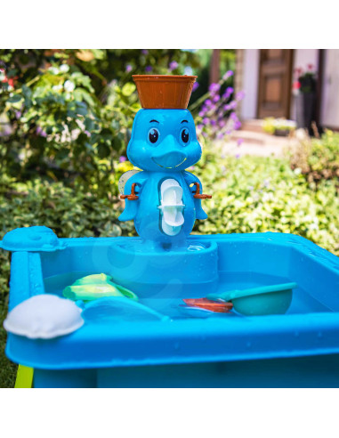 WOOPIE Water Table 2 in 1 Sandbox Duck Waterfall 9 acc.