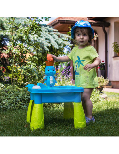 WOOPIE Water Table 2 in 1 Sandbox Duck Waterfall 9 acc.