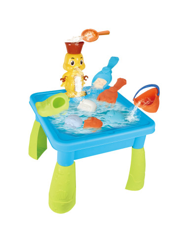 WOOPIE Water Table 2 in 1 Sandbox Duck Waterfall 9 acc.