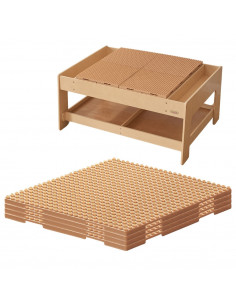 MASTERKIDZ Set of 4 Panel Overlays for Building with Small Blocks 2