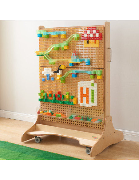 MASTERKIDZ Set of 4 Panel Overlays for Building with Small Blocks