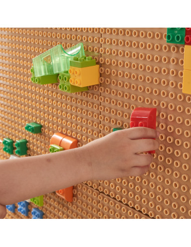 MASTERKIDZ Set of 4 Panel Overlays for Building with Small Blocks