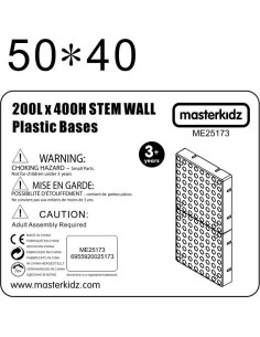 MASTERKIDZ Creative STEM Science Board Wall Panel 40x20 cm Without Mounting Panel 2