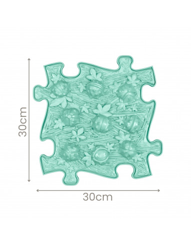 WOOPIE Sensory Mat Puzzle 8 Pieces Pastel Rainbow