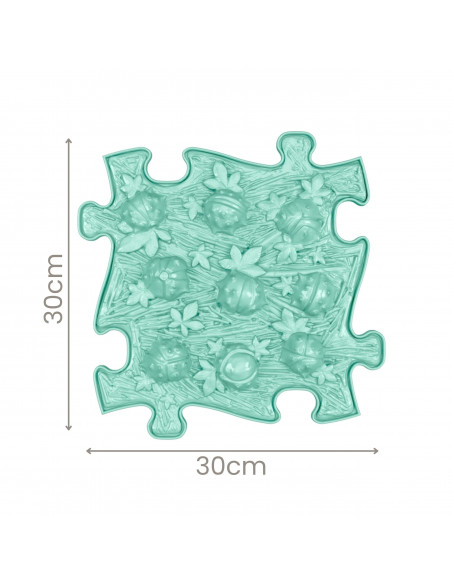 WOOPIE Sensory Mat Puzzle 8 Pieces Pastel Rainbow