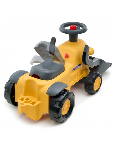 FALK Komatsu traktoriukas su priekaba