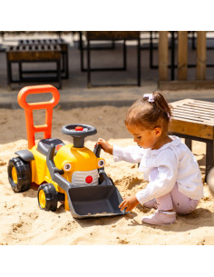 FALK Komatsu Ride-on Tractor Excavator with Bucket and Horn 2
