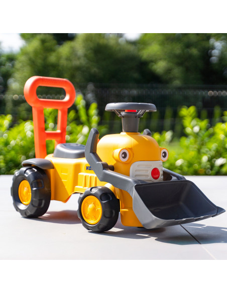 FALK Komatsu Ride-on Tractor Excavator with Bucket and Horn