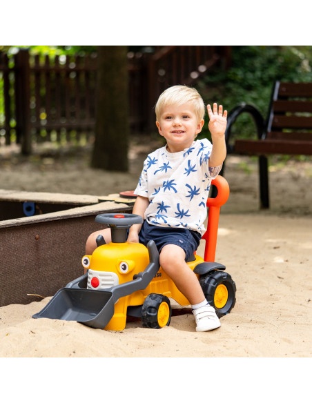 FALK Komatsu Ride-on Tractor Excavator with Bucket and Horn