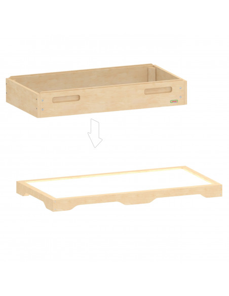 MASTERKIDZ Rectangular Sand Play Tray with LED Panel