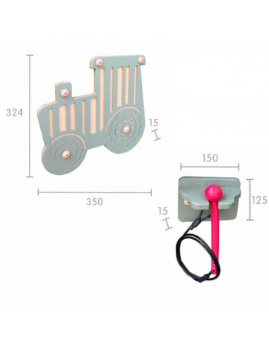 MASTERKIDZ Gyro muzikos instrumentas traktorius STEM priedai