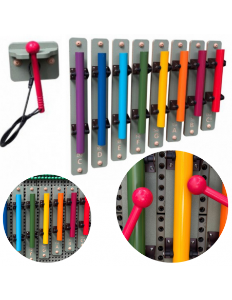 MASTERKIDZ varpeliai ksilofonai Muzikos instrumentų STEM priedai