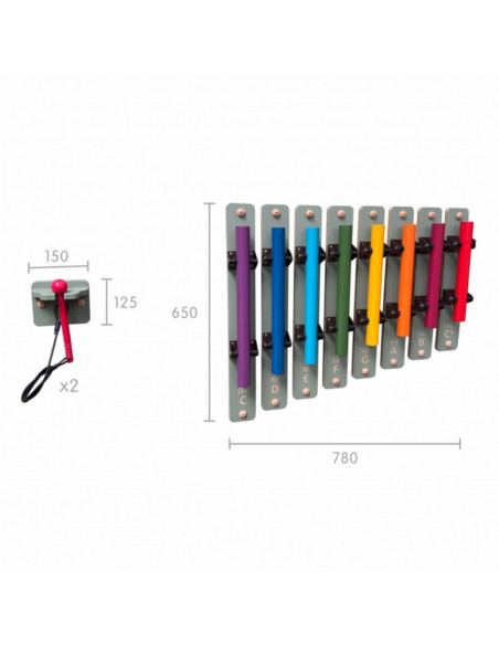 MASTERKIDZ varpeliai ksilofonai Muzikos instrumentų STEM priedai