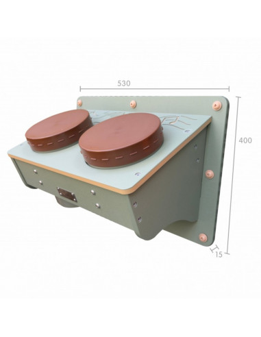 MASTERKIDZ Бонго Музыкальный инструмент Барабаны STEM Аксессуары