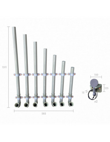 MASTERKIDZ Tongofonas Trimitas Vargonai Muzikos instrumentas STEM priedai