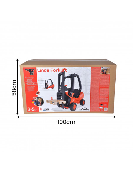 Педальный вилочный погрузчик BIG Linde